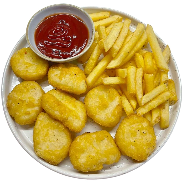 Наггетсы с картошкой фри