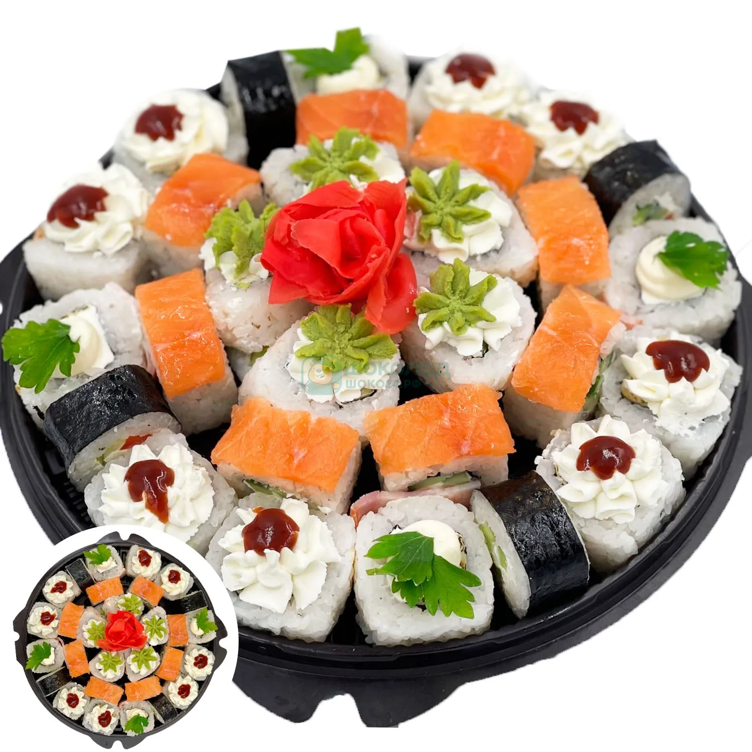 Заказать набор суши с доставкой в спб фото 39