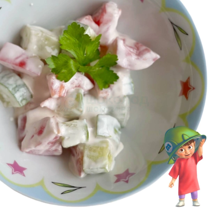 Хрустящий салатик «Бу»