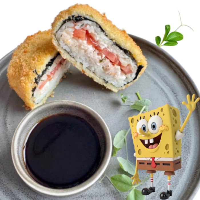 Японский бургер «Губка боб»