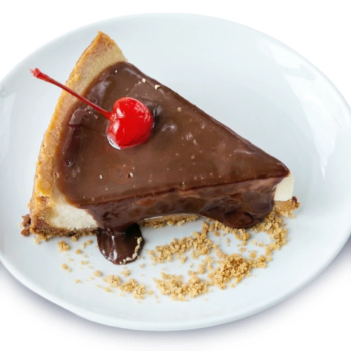 Чизкейк Нью-Йорк с горячим молочным шоколадом