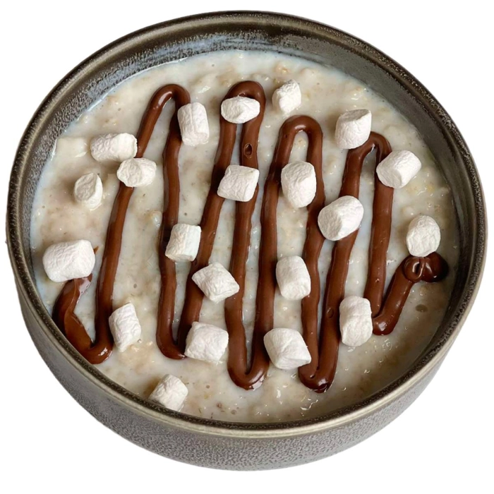 Молочная каша с Нутеллой и Маршмеллоу