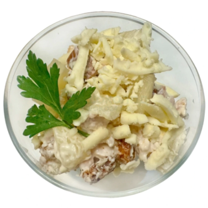 Салат с курочкой и ананасами