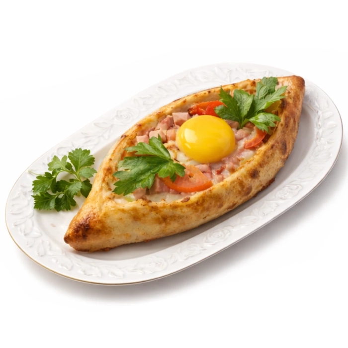 Хачапури «с ветчиной»