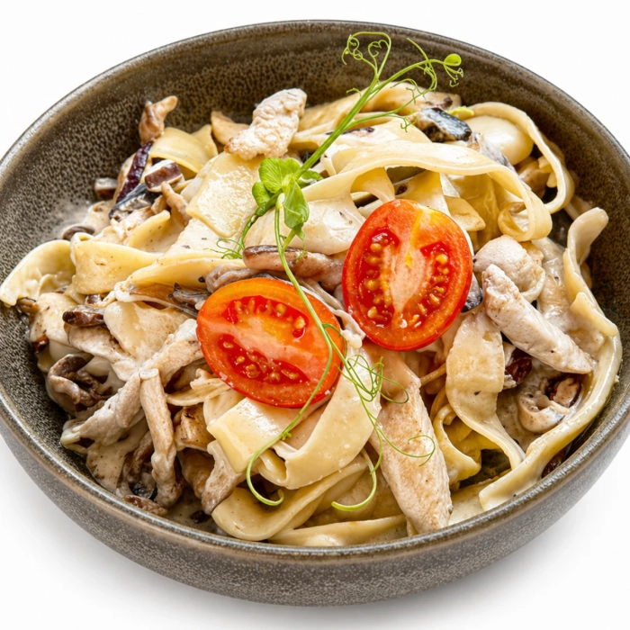 Фетучини с курочкой