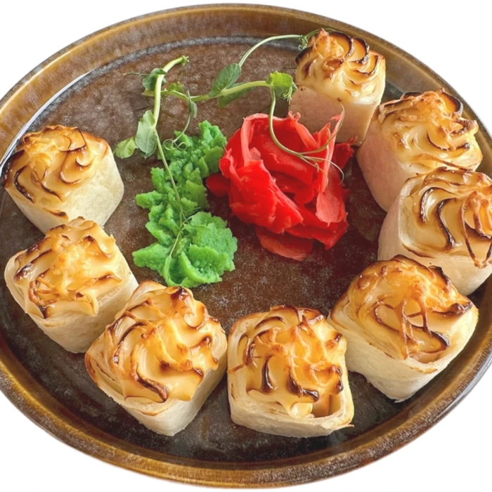 Запеченный ролл в Тортилье